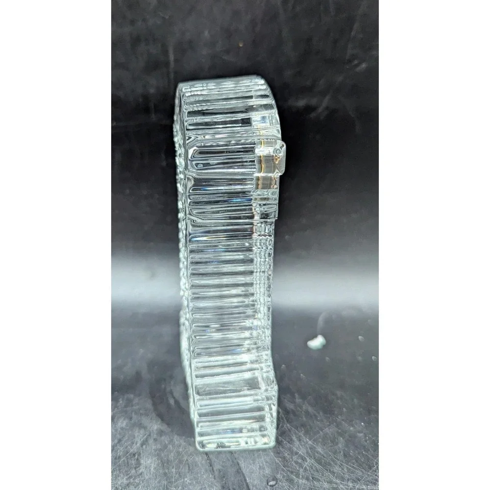 Vintage Waterford Crystal Grandfather Clock Desk Clock Ireland Vintage Untested